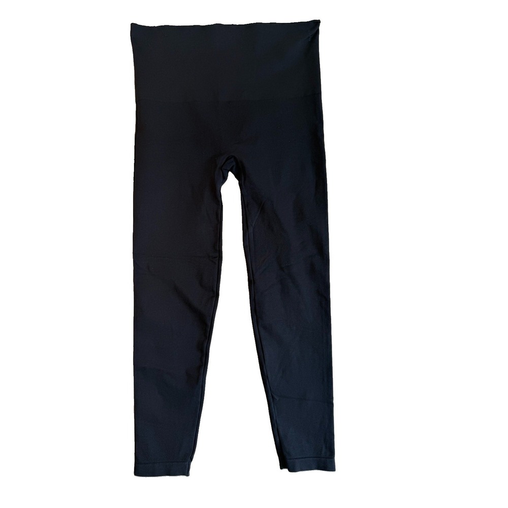Spanx Leggings Womens 2X Black 26"Inseam Gym Workout Training Athleisure